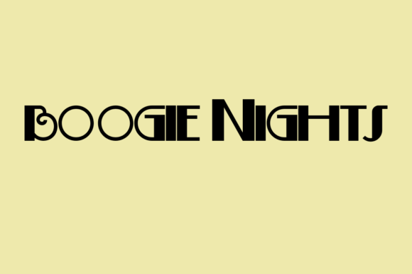 Boogie Nights Font: Retro Style for Modern Designs