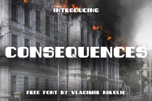 Consequences: Evaluating This Free Display Typeface