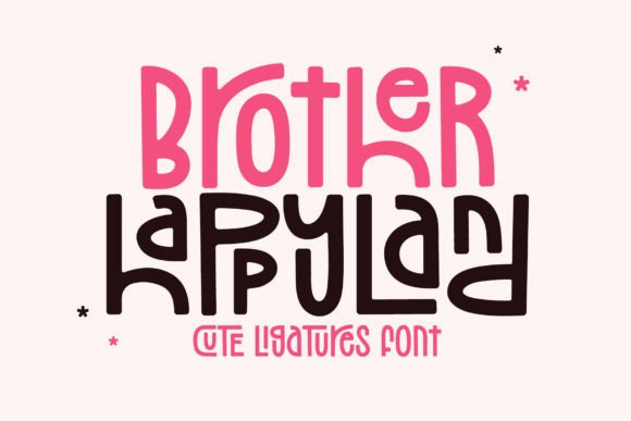 Evaluating Brother Happyland: A Playful Display Font for Creative Projects