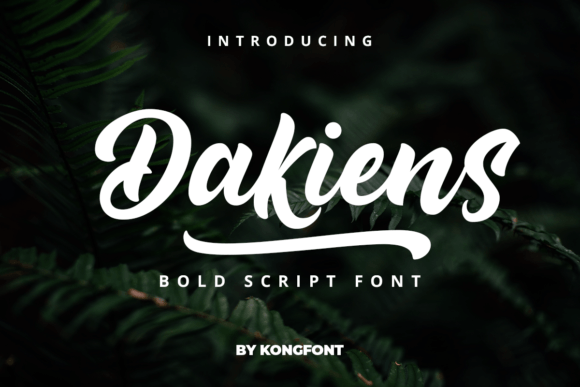 Exploring Dakiens: A Bold Handwritten Font for Impactful Design