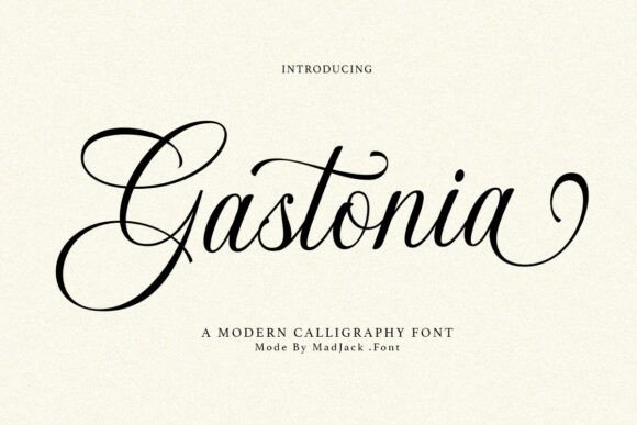 Gastonia Script: Adding Luxury and Sophistication to Your Designs