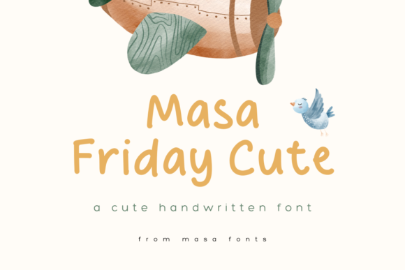 Masa Friday Cute: The Friendly Font That Brings Joy to Every Project