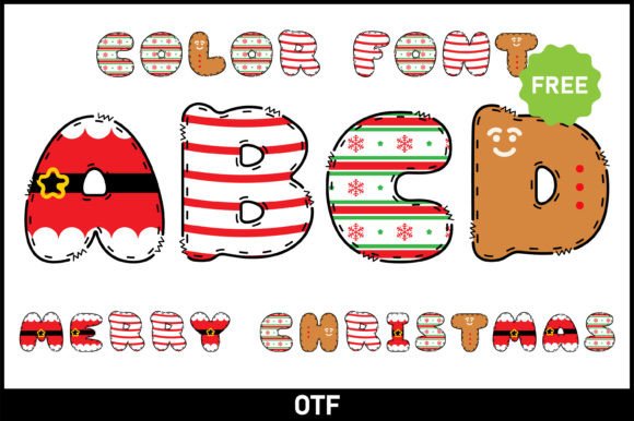 Merry Christmas: A Playful Font for Festive and Artistic Designs