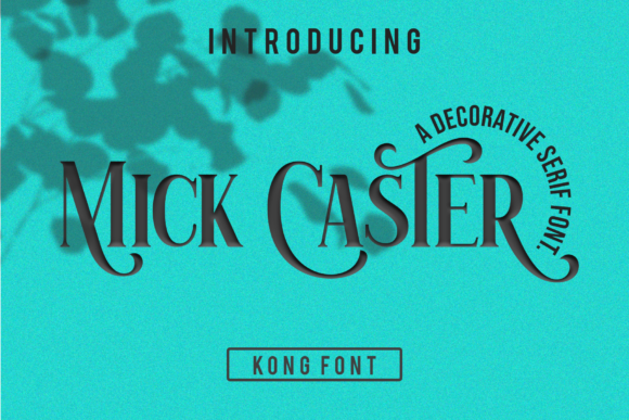 Mick Caster: Integrating a Distinct Serif Font into Your Creative Workflow