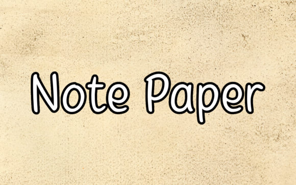 Note Paper: The Handwritten Font That Brings Authenticity to Modern Design