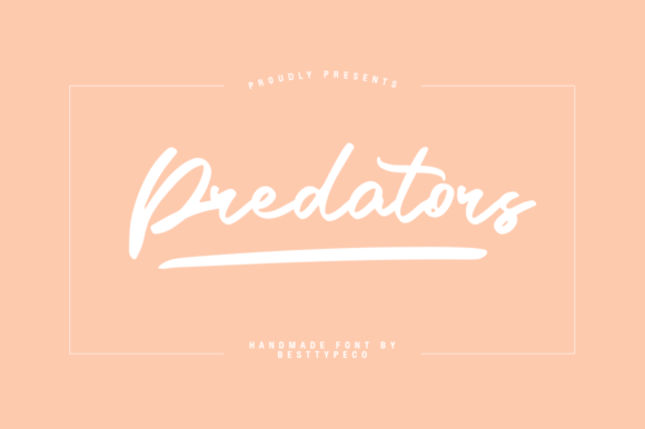 Predators: The Brush Script Font Redefining Digital Authenticity