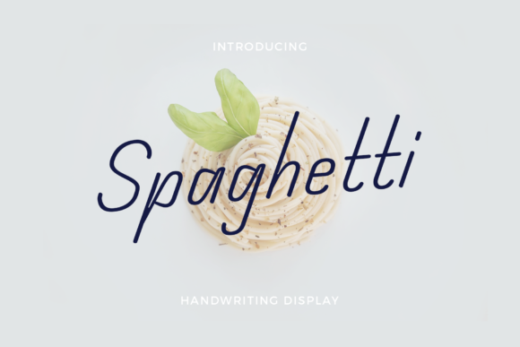 Spaghetti Font: Elegant Handwriting for Creative Projects