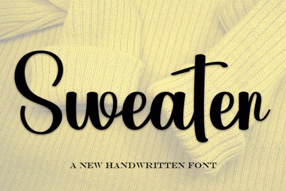 Sweater: A Handwritten Font for Timeless, Elegant Designs